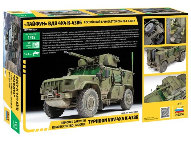 Zvezda 3648 Typhoon VDV 4x4 K-4386 1/35 – obrázek 2