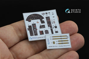 Quinta Studio QD48126 F4U-1 Corsair (Birdcage) 3D-Printed &amp;amp; colored Interior on decal paper (Hobby Boss) 1/48 – Bild 2