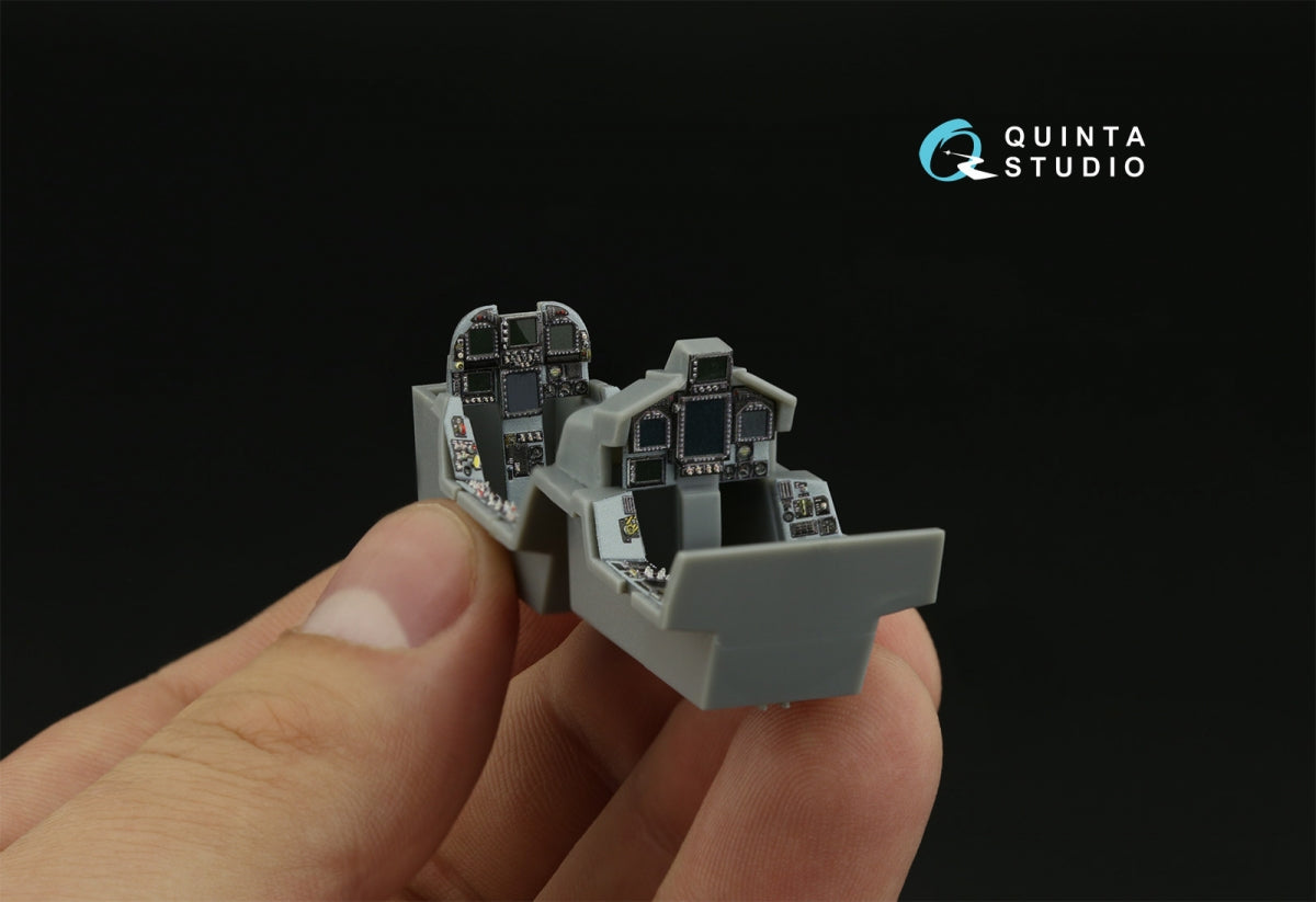 Quinta Studio QDS-48373 F/A-18F late / EA-18G 3D-Printed &amp;amp; colored Interior on decal paper (Hobby Boss) (small version) 1/48 – image 6