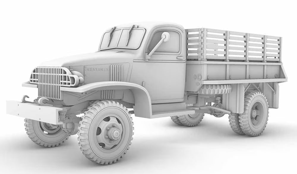 ACE 72610 US G7107 1,5t 4x4 Army Truck with Metal Body 1/72 – obrázek 2