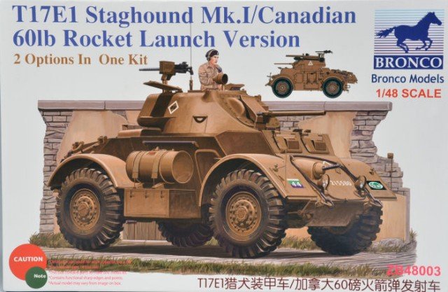 Bronco ZB48003 Staghound Mk. And Armored Car (1/48)