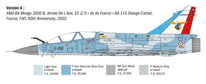 Italeri 90023 Dassault Mirage 2000 B/D 1/72 – obrázek 4