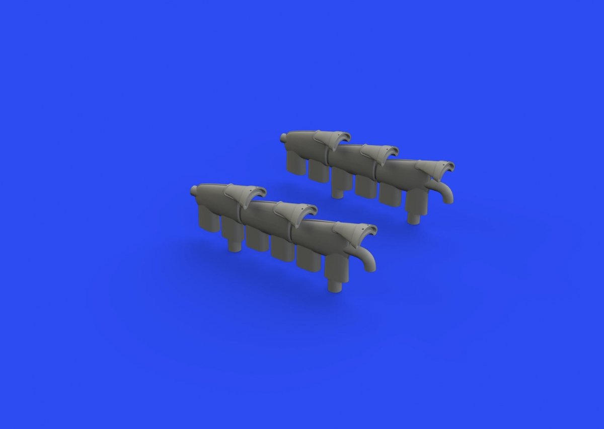 Eduard 672250 Spitfire Mk. Vc exhaust stacks for Airfix 1/72 – image 3
