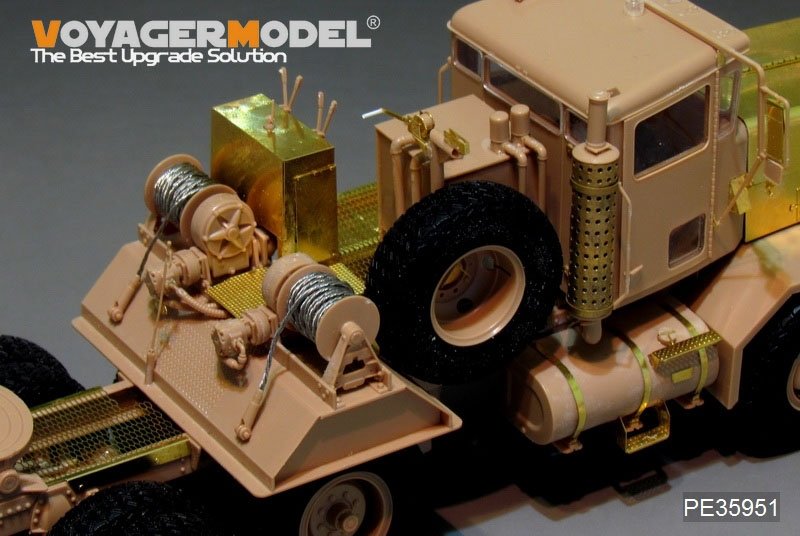 Voyager Model PE35951 Modern US Army M911 C-HET &amp;amp;M747 Heavy Equipment Semi-Trailer For MENG SS-013 1/35 – imagen 19