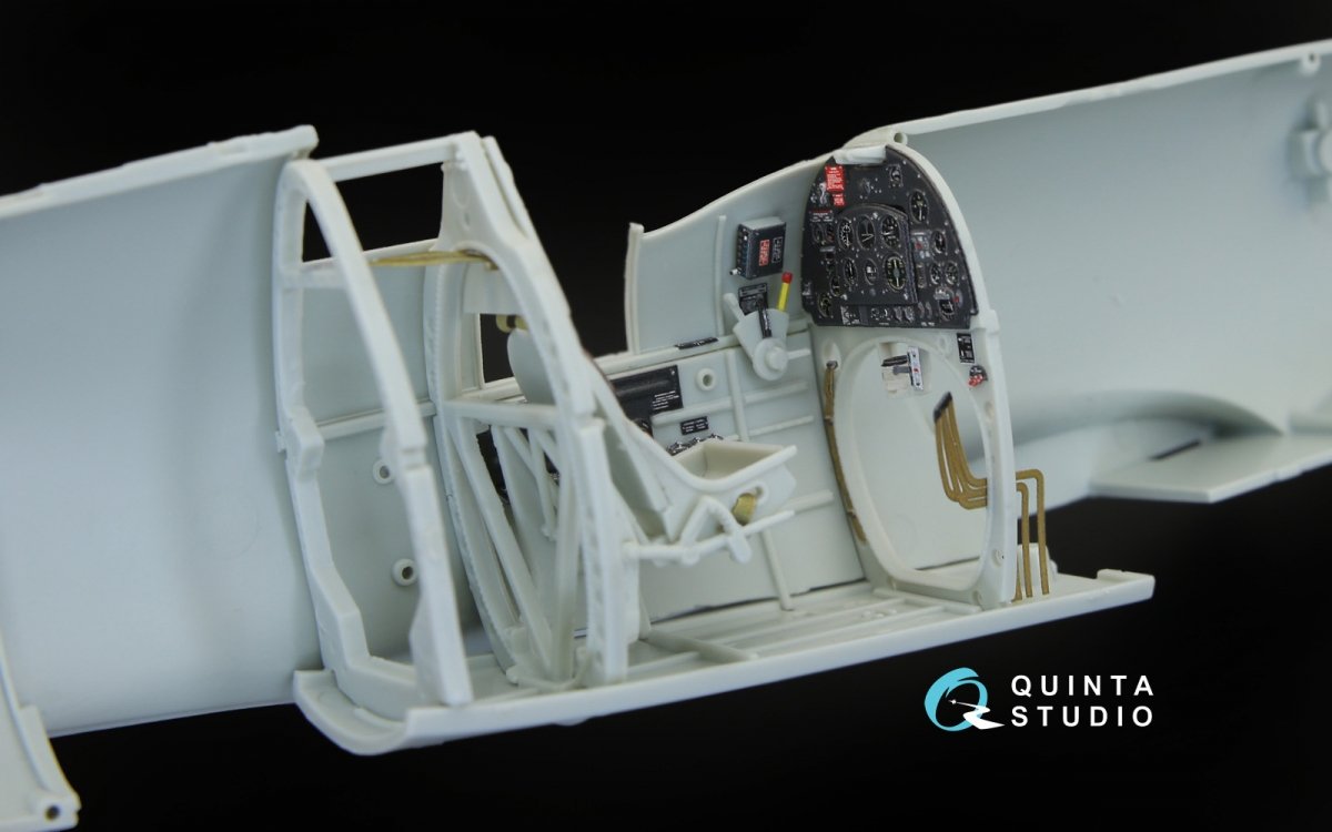 Quinta Studio QD32044 Spitfire Mk. IX 3D-Printed &amp;amp; colored Interior on decal paper (for Revell kit) 1/32 – Bild 10