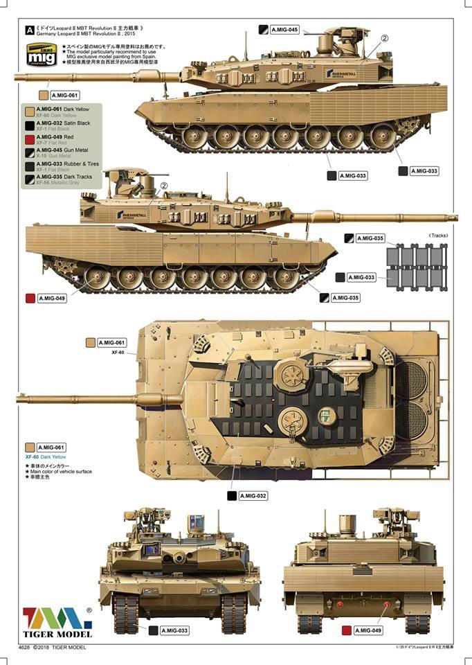 Tiger Model 4628 LEOPARD II REVOLUTION II MBT 1/35 – image 3