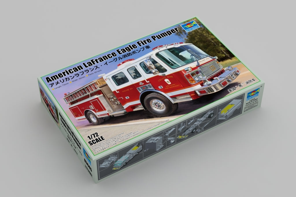 Trumpeter 07445 American LaFrance Eagle Fire Pumper 1/72 – image 2