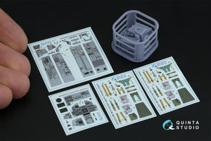Quinta Studio QD+48519 Tornado ECR 3D-Printed colored Interior on decal paper (Italeri) (with 3D-printed resin parts) 1/48 – Bild 2