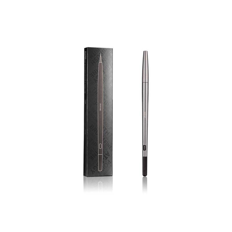 Pinceau fin DSPIAE AT-FB03 avec pointe remplaçable - Gris
