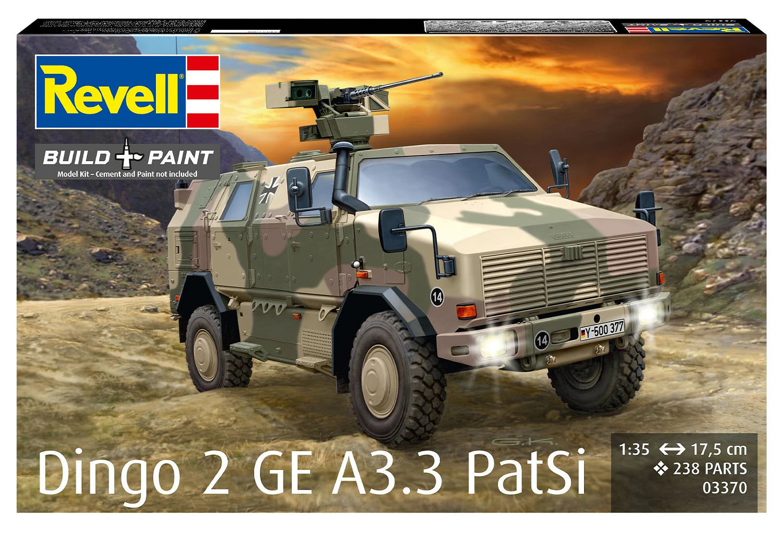 Revell 03370 Dingo 2 GE A3.3 PatSi 1/35