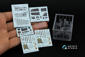 Quinta Studio QD+48489 F-4J Phantom II 3D-Printed &amp;amp; colored Interior on decal paper (Academy) (with 3D-printed resin parts) 1/48 – image 2