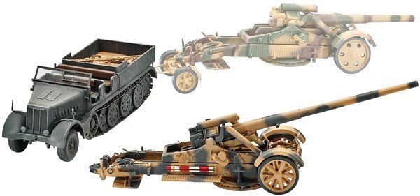 Revell 03188 21cm Morser 18 or 17cm Kanone 18 Sd.Kfz.9 FAMO 1/72 – Bild 2
