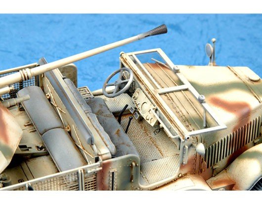Trumpeter 01525 German 3.7cm Flak 37 auf Selbstfahrlafette Early 1/35 – imagen 4