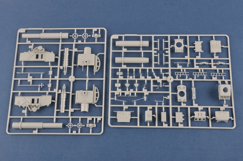 Hobby Boss 82961 German KARL-Geraet 040/041 on Railway Transport Carrier 1/72 – image 9