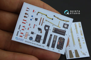 Quinta Studio QD32075 He 162 3D-Printed &amp;amp; colored Interior on decal paper (for Revell kit) 1/32 – image 2