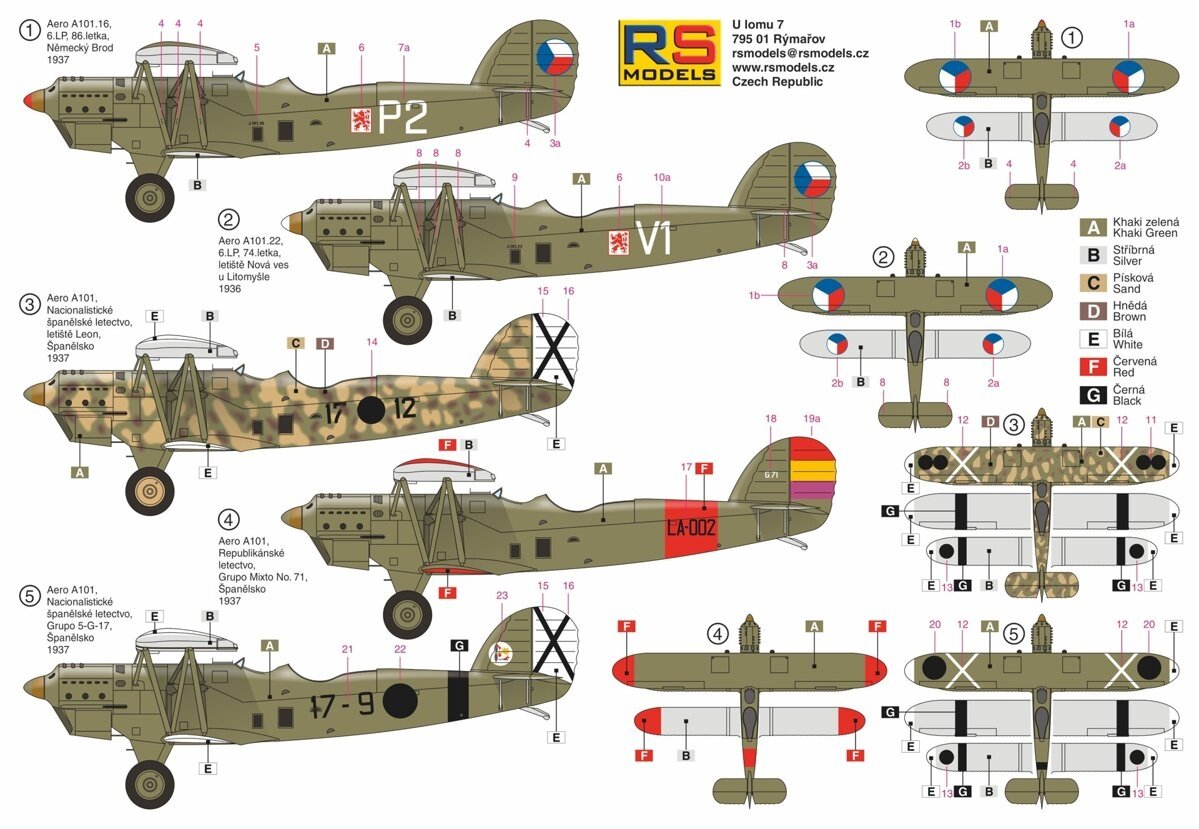 Rs Models 92260 Aero A-101 1/72 – image 3