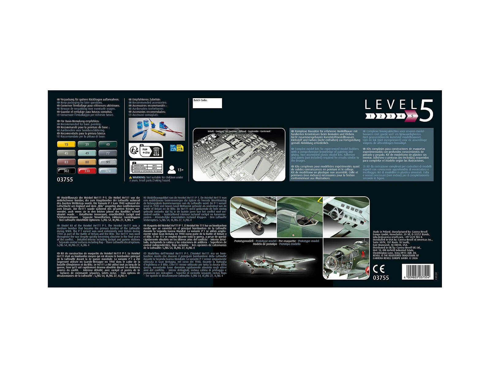 Revell 03755 Heinkel He 111P-1 1/32 – image 9