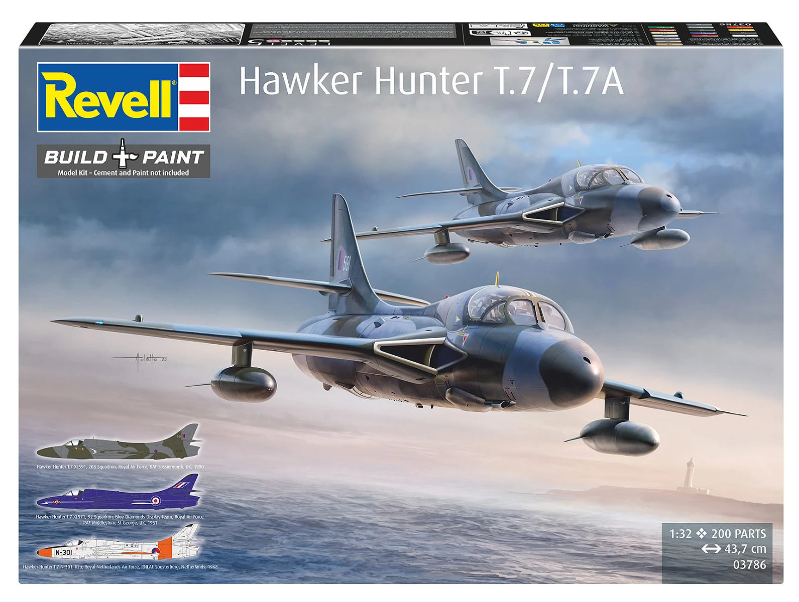 Revell 03786 Hawker Hunter T.7/T.7A 1/32