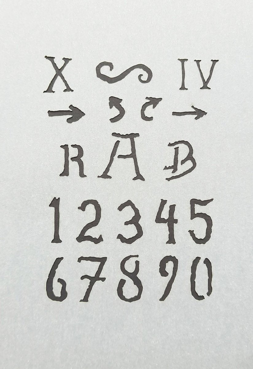 RT-Diorama 35609 Airbrush Stencil: Painted Symbols 1/35 – image 2