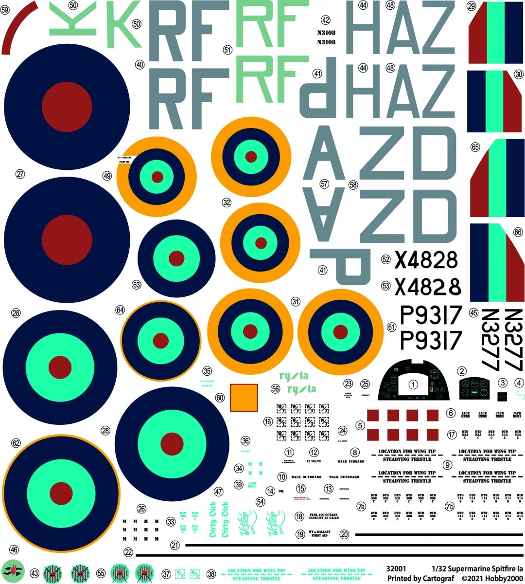 Hobby 2000 32001 Supermarine Spitfire IA 1/32 – image 6