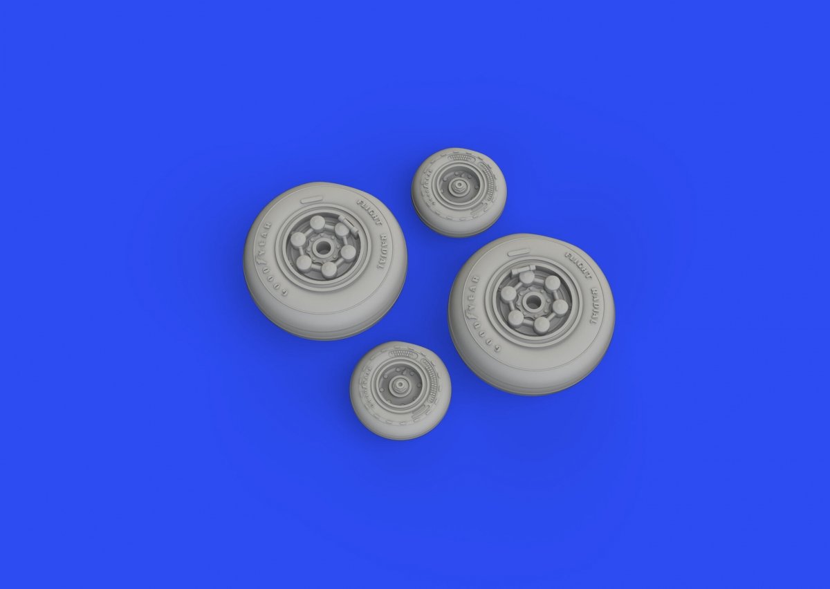 Eduard 672283 Tornado wheels REVELL 1/72 – Bild 3