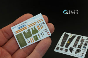 Quinta Studio QD32010 Mirage 2000-5 3D-Printed &amp;amp; colored Interior on decal paper (for Kitty Hawk kit) 1/32 – immagine 3