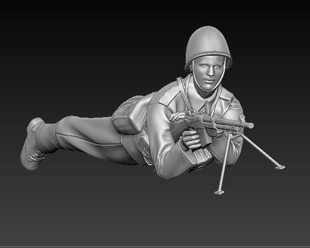Glowel Miniatures 35009 Polish infantry lying 1/35 – image 3