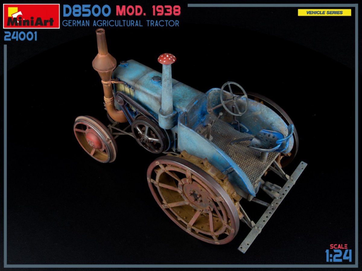 MiniArt 24001 GERMAN AGRICULTURAL TRACTOR D8500 MOD. 1938 1/24 – image 17