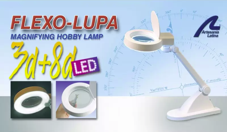 Artesania Latina 27117-LED Lamp with magnifying glass