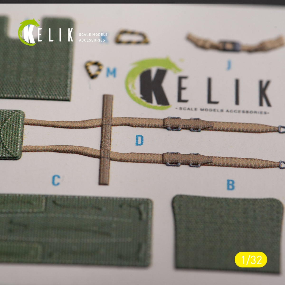 KELIK K32024 Mirage 2000C - interior 3D decals for Kitty Hawk/Zimi models kit 1/32 – image 4