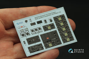Quinta Studio QD32224 Boeing B-17G Radio operator&amp;#39;s compartment. 3D-Printed colored Interior on decal paper (HK models) 1/32 – immagine 4