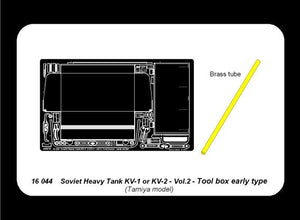 Aber 16044 Russian Heavy Tank KV-1 or KV-2 vol 2 - Tool boxes early 1/16 – imagen 8