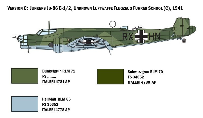 Italeri 1391 JU 86 E1/E2 1/72 – image 5