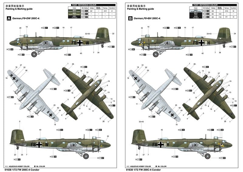 Trumpeter 01638 Focke-Wulf Fw 200C-4 Condor 1/72 – image 2