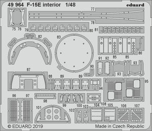Eduard 49964 F-15E interior 1/48 GREAT WALL HOBBY – image 2
