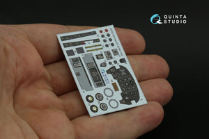 Quinta Studio QD32159 Yak-9 T/K 3D-Printed &amp;amp; colored Interior on decal paper (ICM) 1/32 – obrázek 10