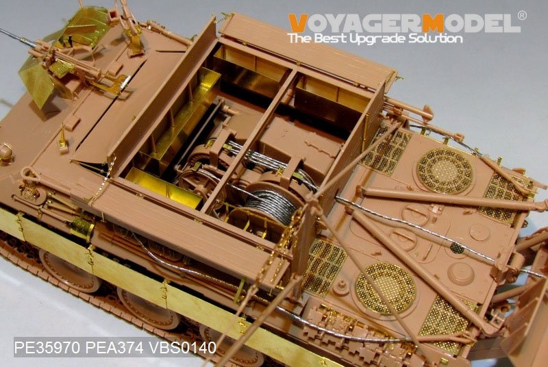 Voyager Model PE35970 WWII German Bergepanther Ausf.A (Late type,Panther G tool holders) Basic For MENG SS-015 1/35 – zdjęcie 15