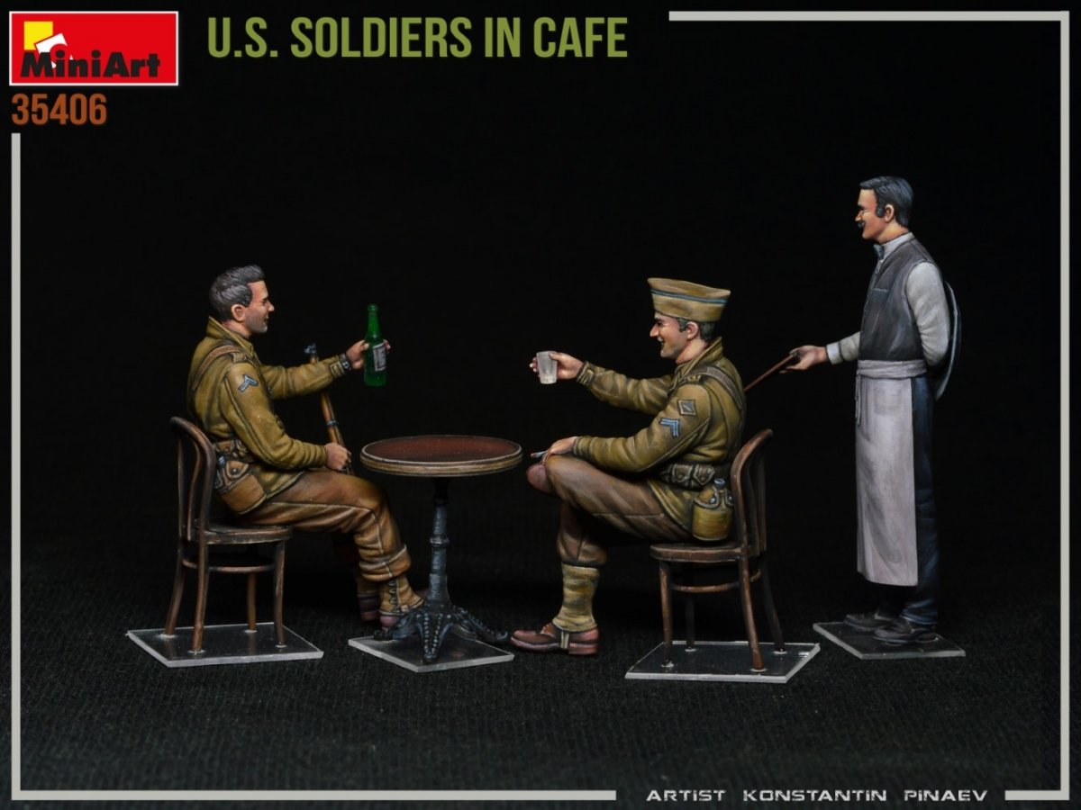 MiniArt 35406 US SOLDIERS IN CAFE 1/35 – image 5