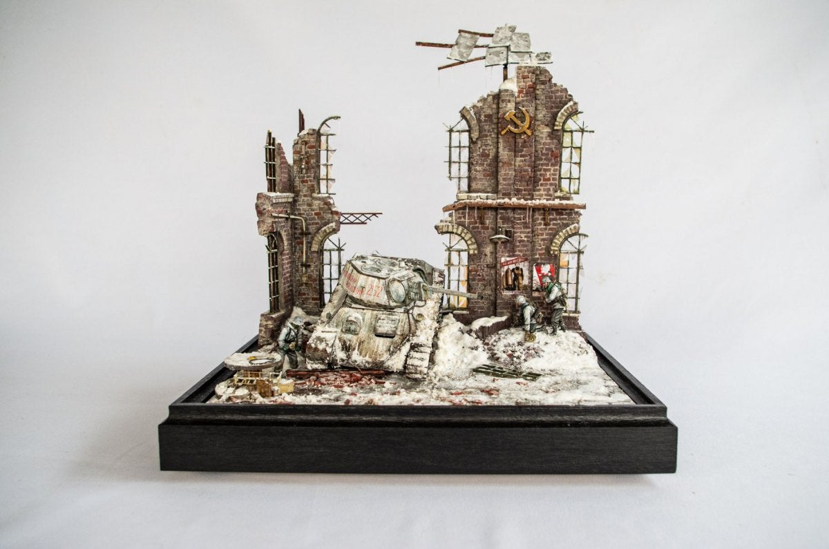 RT-Diorama 35302 Diorama-Base: &amp;quot;Wintergewitter&amp;quot; Operation Winter Storm 1/35 – image 14