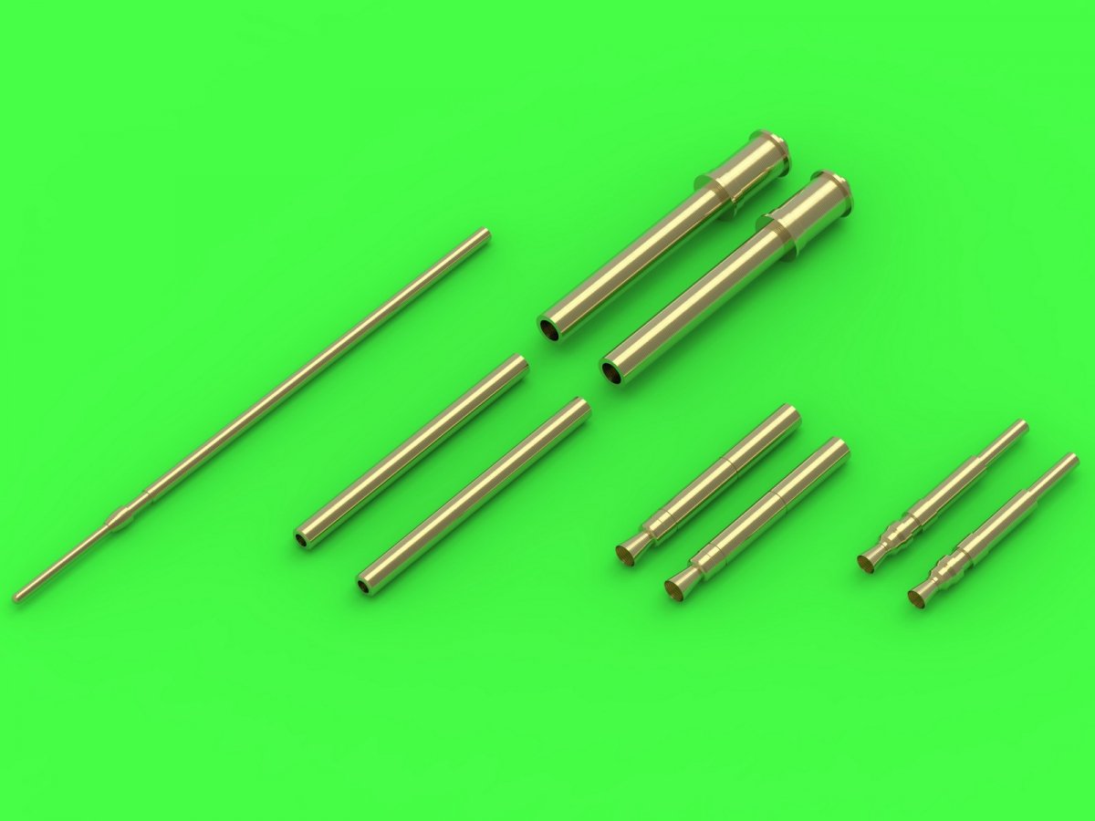 Master AM-72-132 Fw 190 A2 - A5 armament set (MG 17 tips, MG FF barrels, MG 151 barrels) and pitot tube (for Eduard models) (1/72)