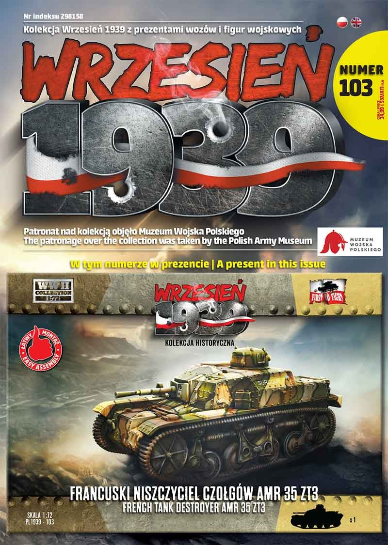 First To Fight PL103 French Tank Destroyer AMR35 ZT3 1/72
