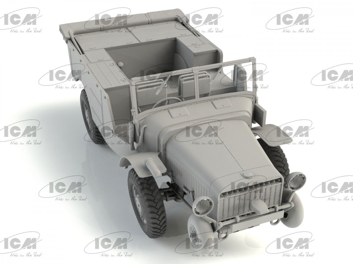 ICM 35573 Laffly (f) Typ V15T WWII German military vehicle 1/35 – zdjęcie 5