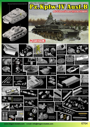 Dragon 6764 Pz.Kpfw.IV Ausf.B with Schneeraumer System Schmidt (1/35) – image 4