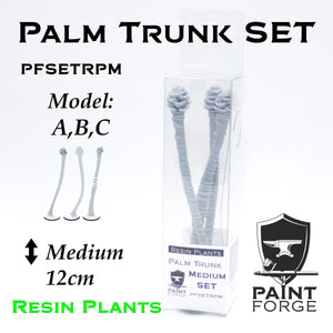 Paint Forge PFSETRPM Resin Plants PALM TRUNK SET M
