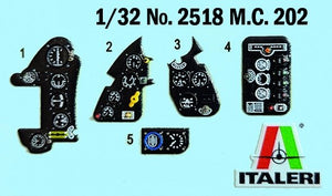 Italeri 2518 Macchi MC 202 Folgore 1/32 – immagine 8