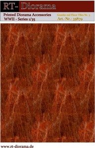 RT-Diorama 35883 Printed Accessories: Granite red Floor No.5 1/35