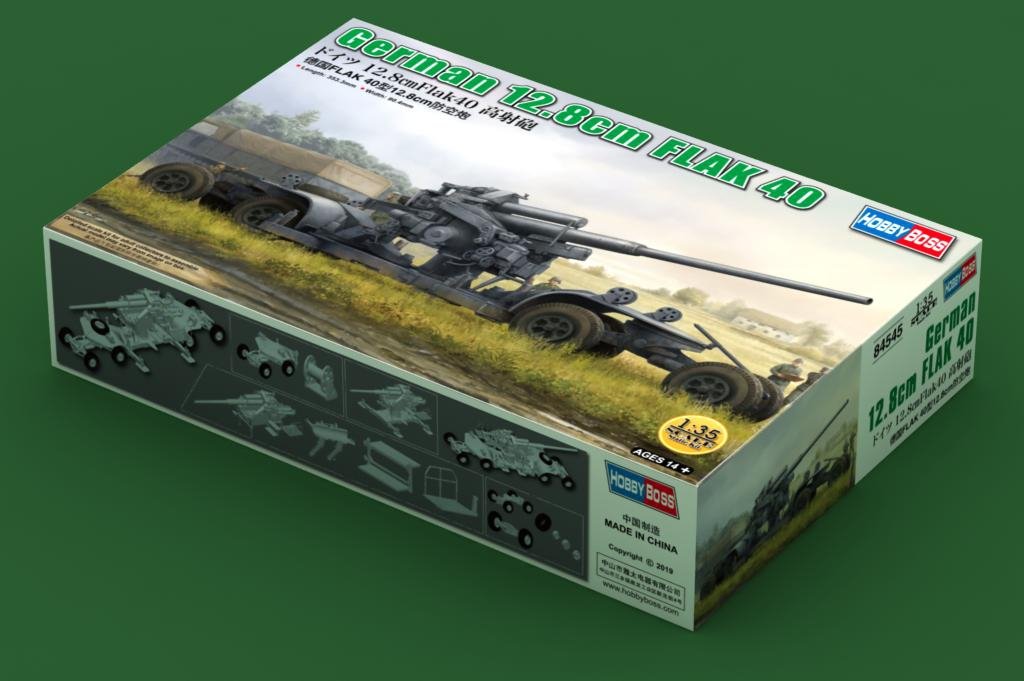 Hobby Boss 84545 German 12.8cm FLAK 40 1/35 – zdjęcie 2