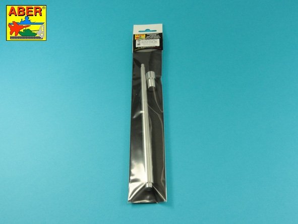 Aber 16L-13 88mm KwK 43/3 L/71 (one part) barrel for King Tiger Porsche-Turret without muzzle brake 1/16 – image 3