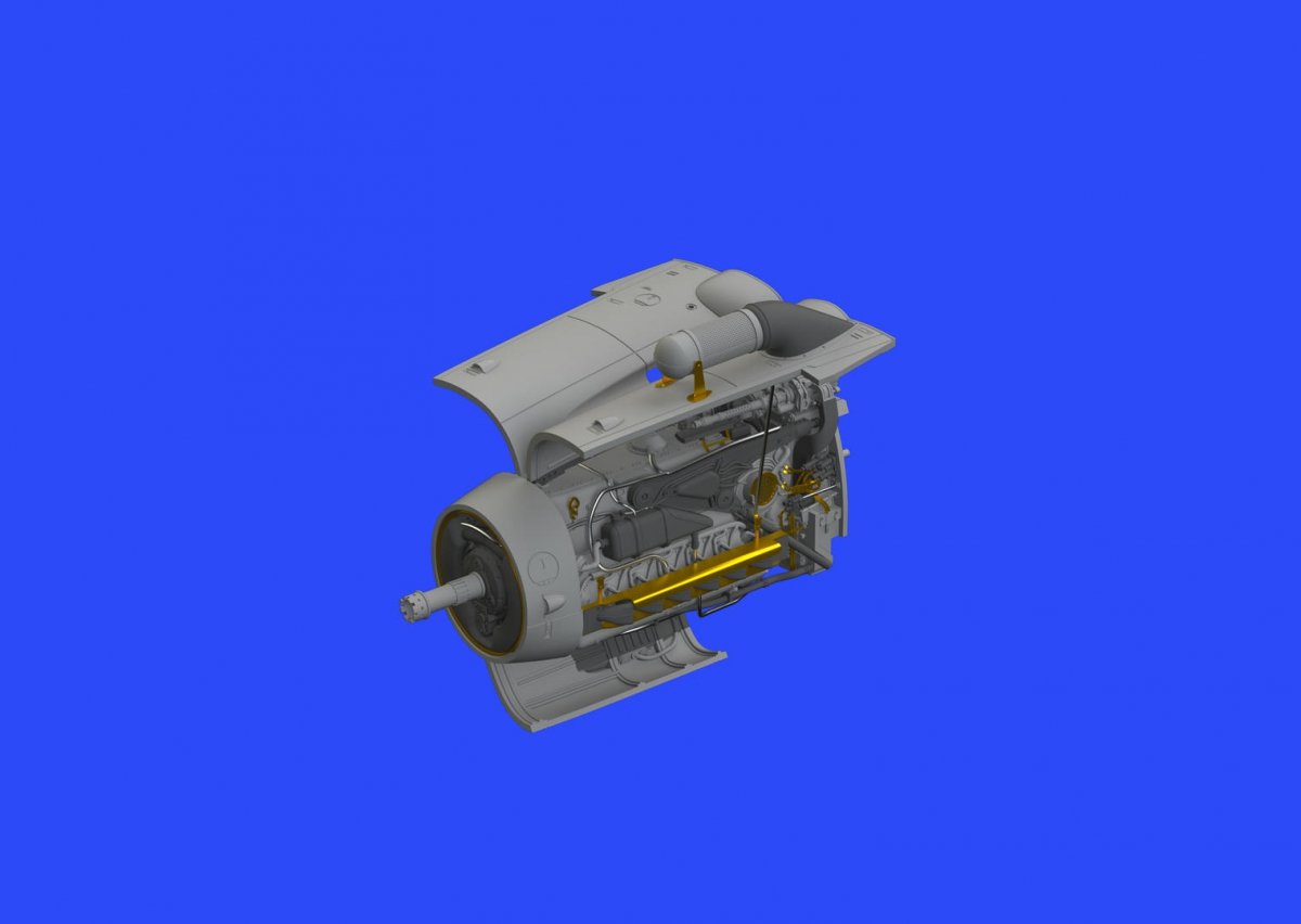 Eduard 648427 Bf 109G-6/ U4 engine TAMIYA 1/48 – image 2