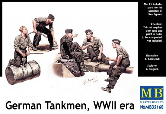 Master Box 35160 German Tankmen 1/35